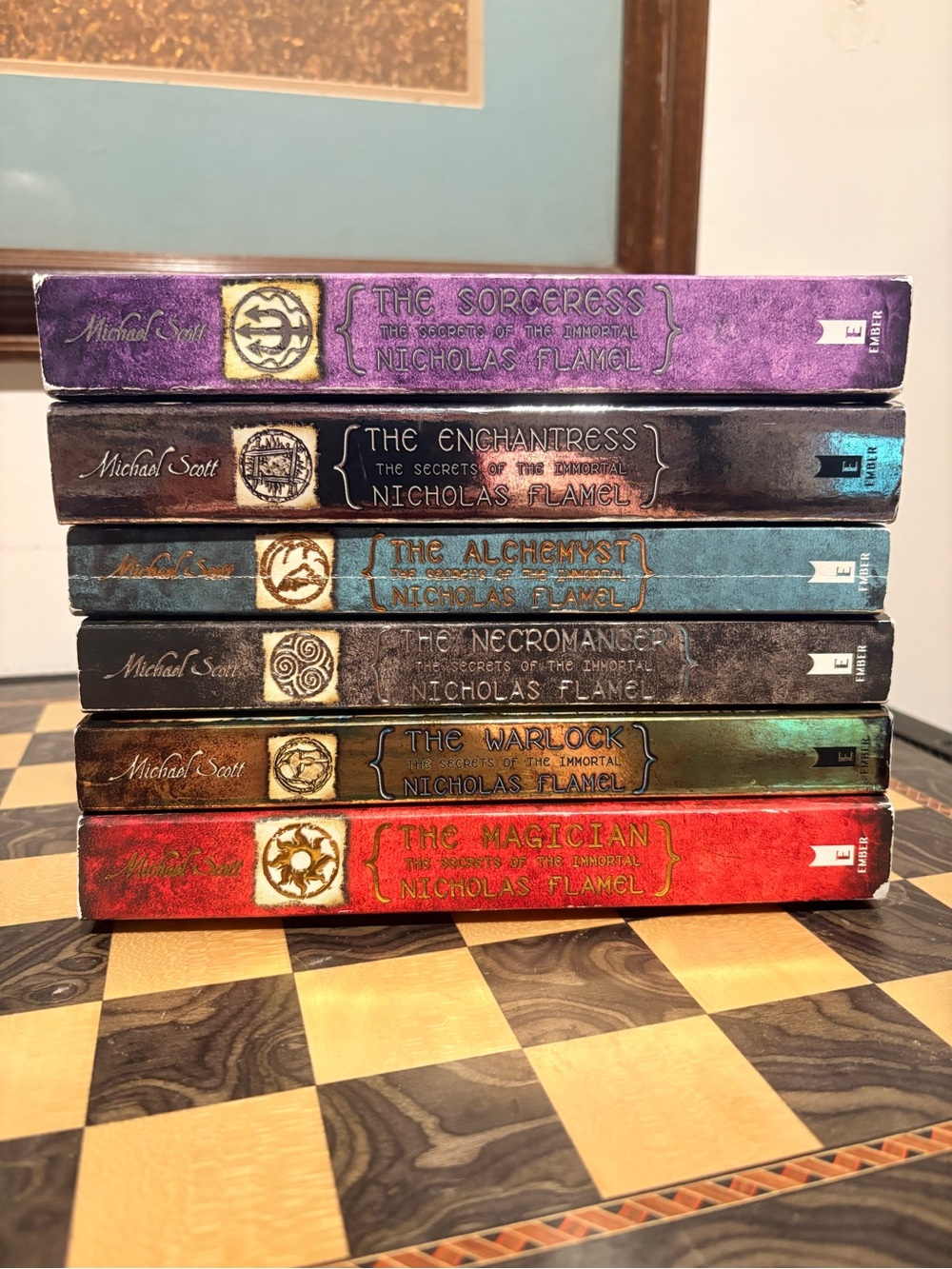 The Secrets of the Immortal Nicholas Flamel Book Set - Multicolor Spines